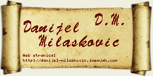 Danijel Milašković vizit kartica